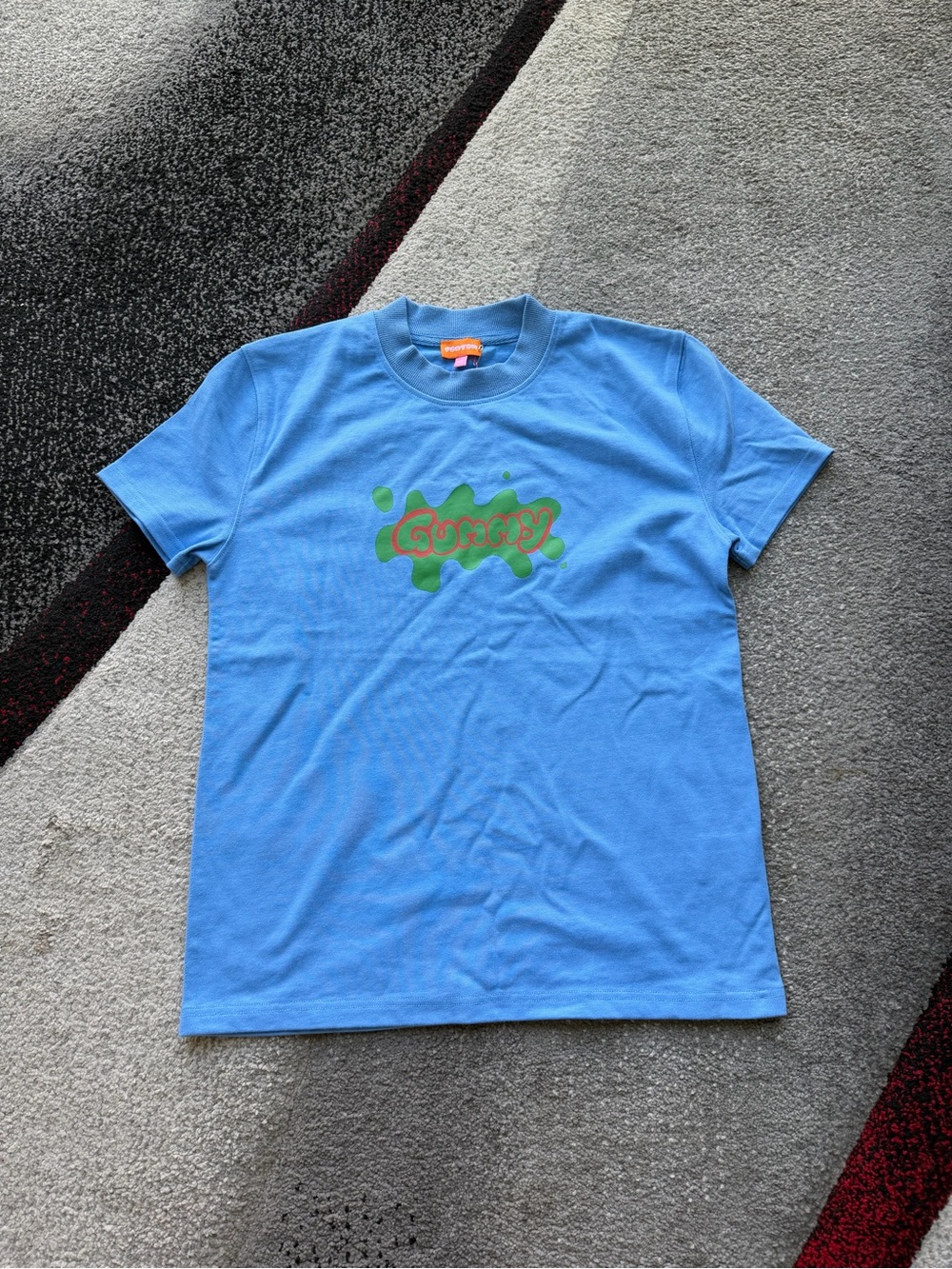 Fentsh Gummy Print Blue Y2K Tee Shirt